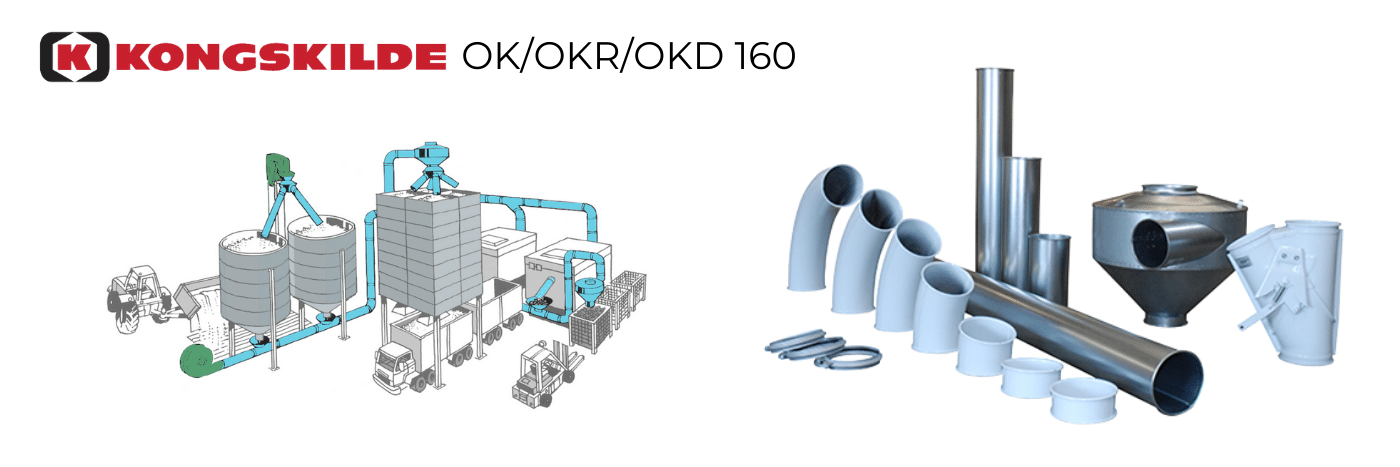 Kongskilde OK 160 Rohrsystem