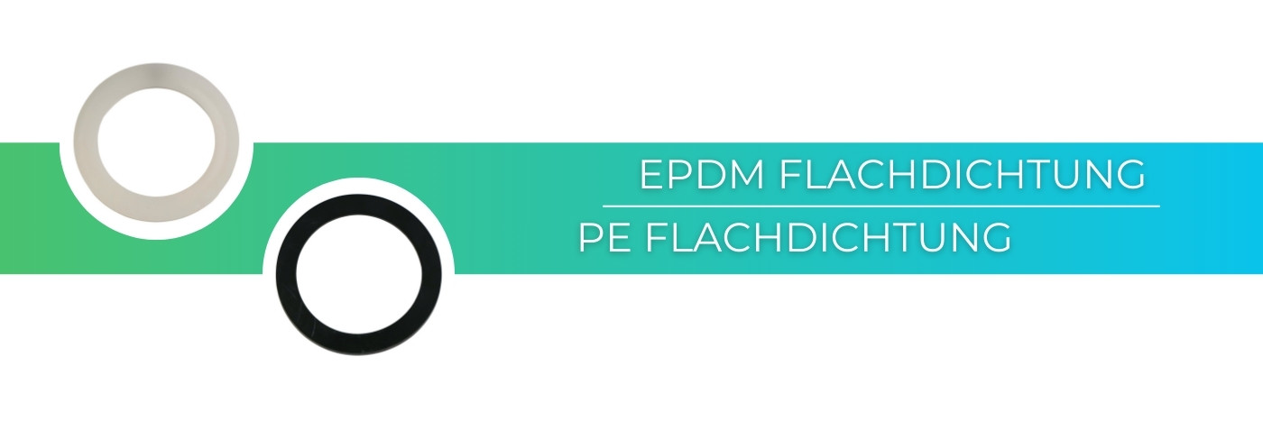 Flachdichtung rund aus PE oder EPDM online bestellen