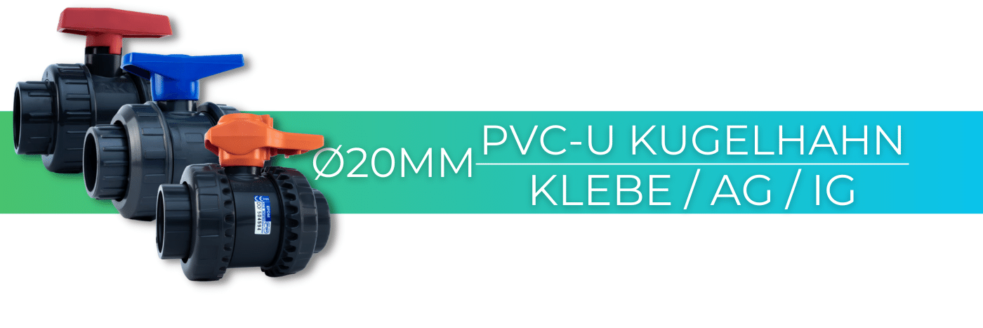 PVC Kugelhahn 20mm