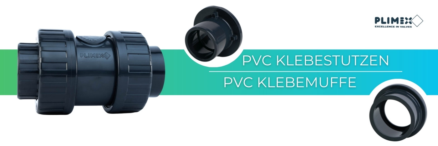 PVC Rückschlagventil Plimex – PVC Klebestutzen x PVC Klebemuffe