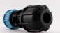 Preview: PE Universalkupplung für Metall / Kunststoffrohr (Klemme x Universalkupplung) 15/22 mm x 25 mm