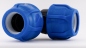 Preview: Blue-Eco Series Poelsan - PE Winkel 90 Grad 32mm x 32mm KxK