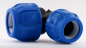 Preview: Blue-Eco Series Poelsan - PE Reduzierter Winkel 90 Grad 32mm x 25mm Kx red. K