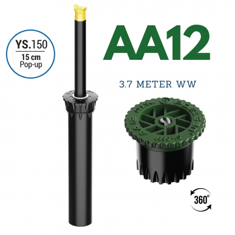 Versenkregner ARC-YS Premium - 15cm (AA12) 3.7m