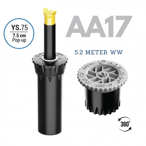 Versenkregner ARC-YS Premium - 7,5cm (AA17) 5.2m