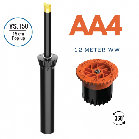 Versenkregner ARC-YS Premium - 15cm (AA4) 1.2m