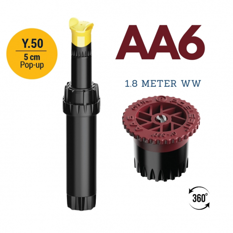 Versenkregner ARC-Y Eco - 5cm (AA6) 1.8m