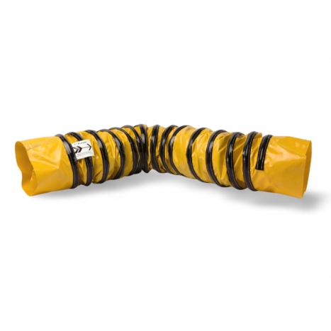 Belüftungsspiralschlauch gelb-schwarz Ø 320mm - 1,5 Meter