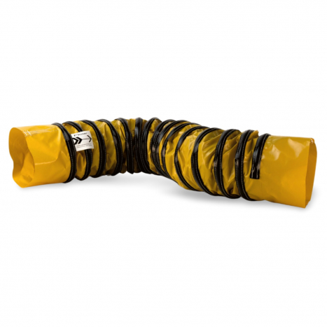Belüftungsspiralschlauch gelb-schwarz Ø 320mm - 3,0 Meter