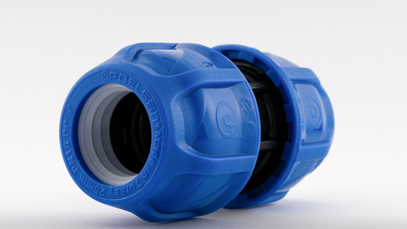 Blue-Eco Series Poelsan - PE Kuppung 32mm x 32mm KxK