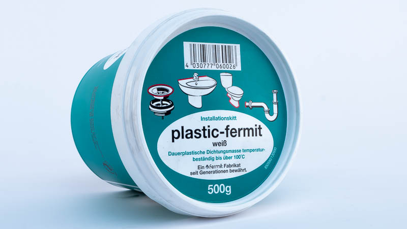 Plastic Fermit weiß Industriell Dichten 500g Flasche