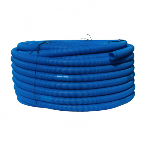 Schwimmbadschlauch blau 38 mm - 1,10 Meter Rolle