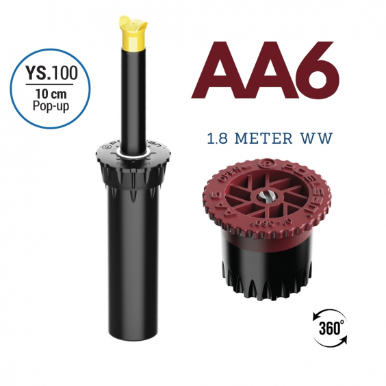 Versenkregner ARC-YS Premium - 10cm (AA6) 1.8m