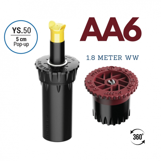 Versenkregner ARC-YS Premium - 5cm (AA6) 1.8m