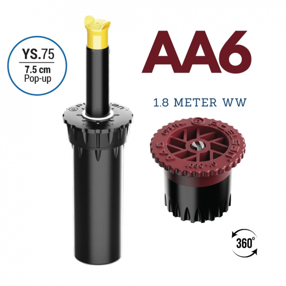 Versenkregner ARC-YS Premium - 7,5cm (AA6) 1.8m