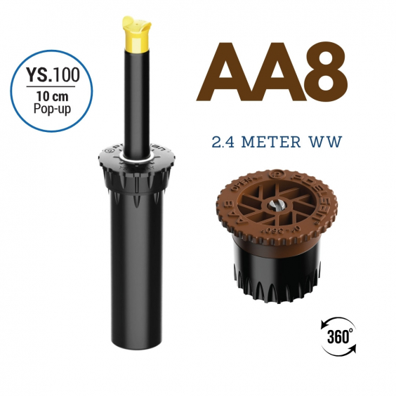 Versenkregner ARC-YS Premium - 10cm (AA8) 2.4m