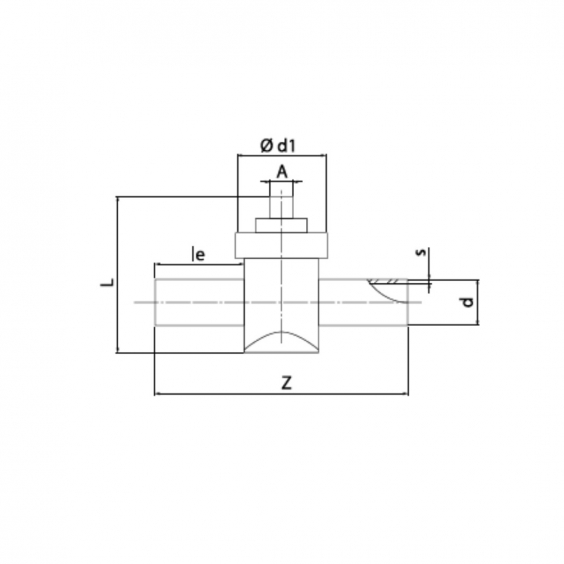 PE Elektroschweiß-Kugelhahn - 32 x 32mm / 2x Schweißstutzen